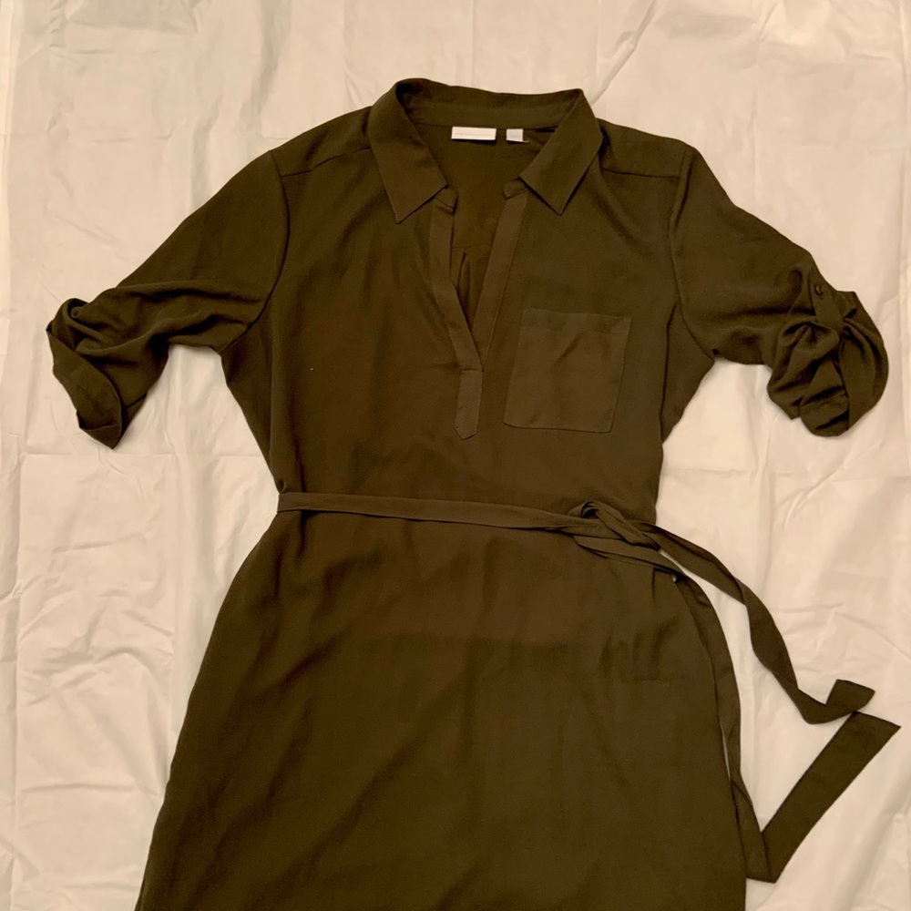 NY &Co 💍 Olive Shirt Dress w/belt
